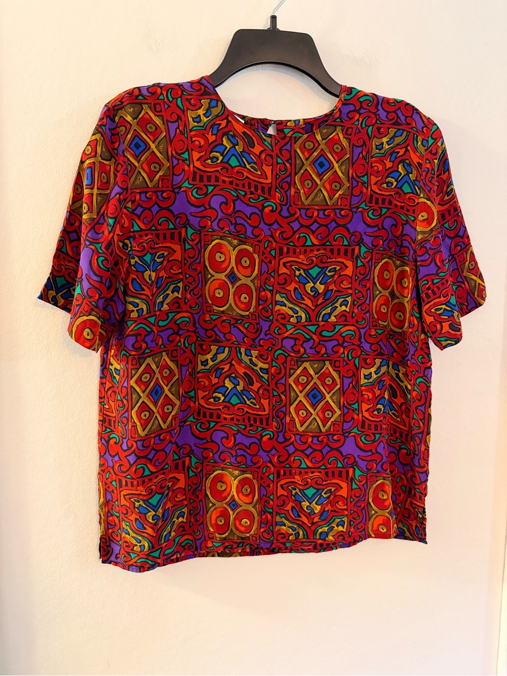 Vintage Christie & Jill 100% Silk Blouse Medium